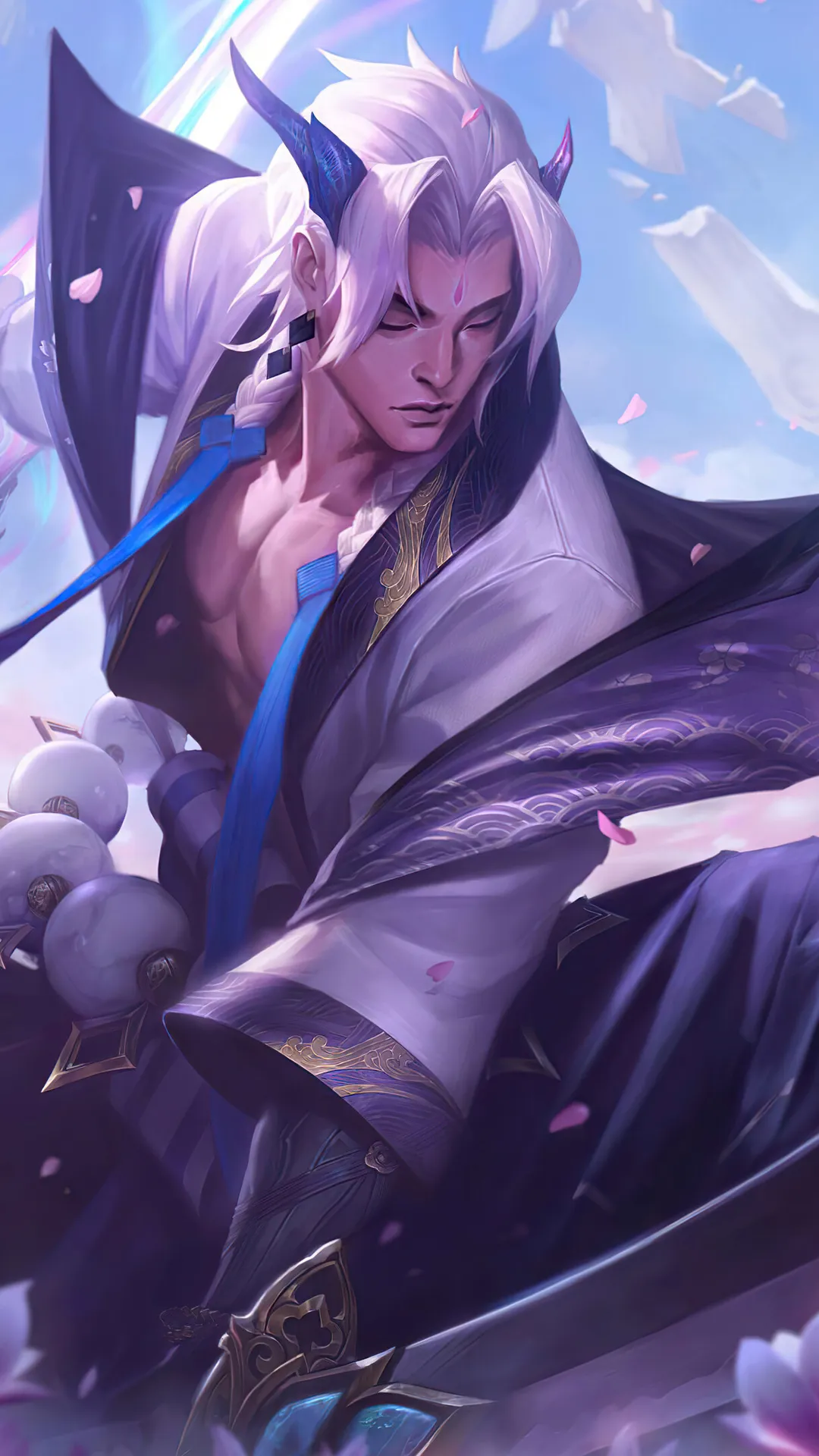 Mobile background image of the blog